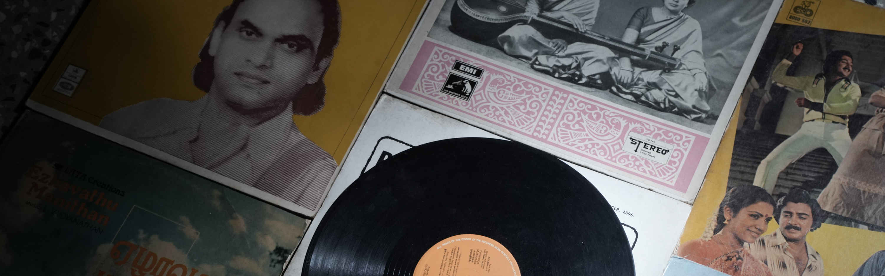 Gramophone records and Tamil cinema material at RMRL