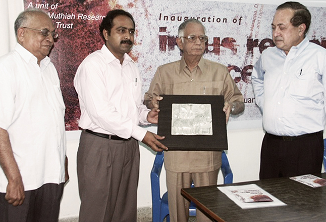 Photograph associated with establishment of RMRL Indus Research Centre