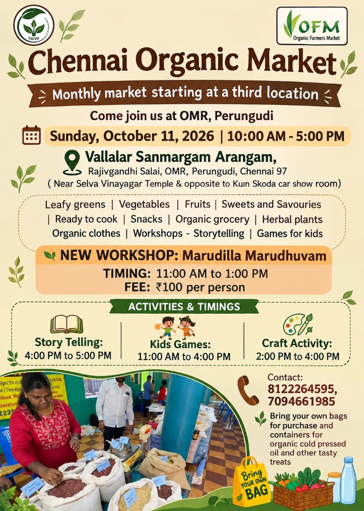 Event image: Chennai Organic Market — OMR Perungudi