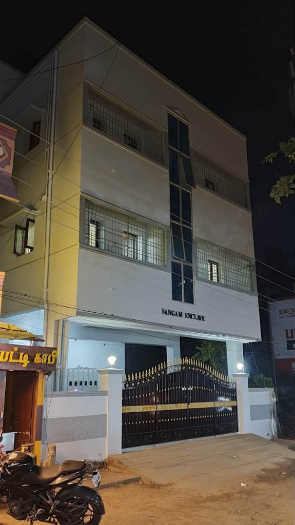 2BHK for rent — Sangam Enclave, Pallikaranai (semi-furnished, 1st floor, covered parking)
